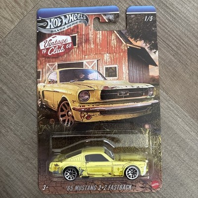 2025 Hot Wheels Silver Series Vintage 19 Club 65 Mustang 2+2
