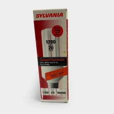 SYLVANIA 20W Compact Fluorescent Soft White Dulux EL CFL Bulb CF20EL 1280lm