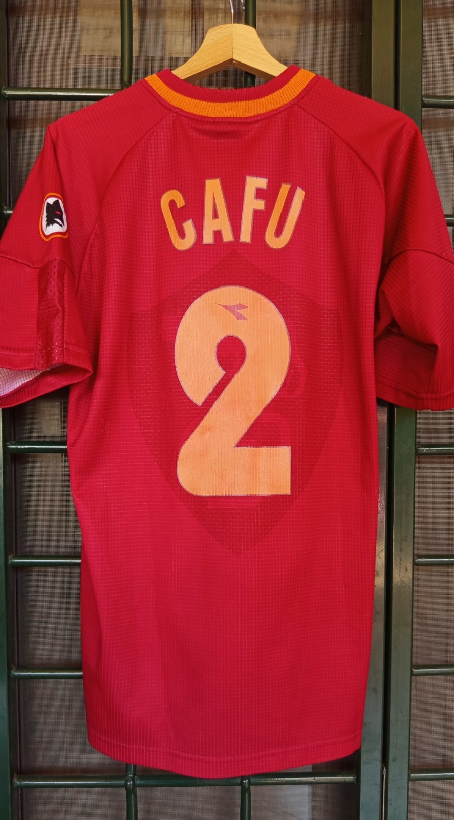 Maglia AS Roma 1997 1998 Cafu shirt Diadora Vintage Originale Totti