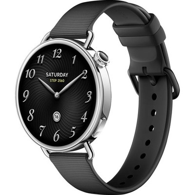Xiaomi Watch S4 41 mm Smartwatch Black (120-190 mm) Fluorkautschuk