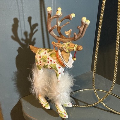 Dept 56 Patience Brewster Krinkles  Dashaway Vixen Reindeer Xmas Orn 6 