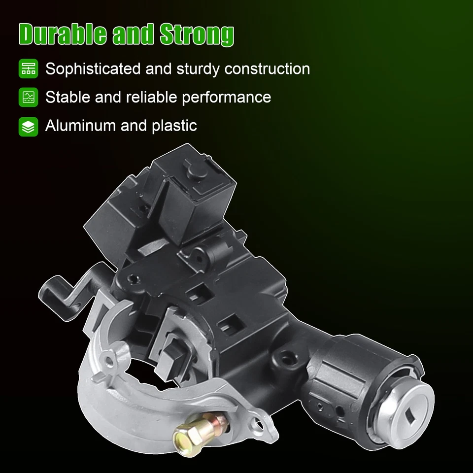 Ignition Lock Cylinder Assembly For 08-11 Ford Focus Escape Mercury W/ Chip Keys Foto 3 de 4