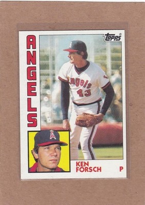 1984 TOPPS BASEBALL KEN FORSCH #765 ANGELS NMMT *E5201