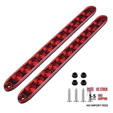 11 LED Red Trailer Brake Tail Light - 2 Pack 16" LED Bar Stop Turn Signal Tail
