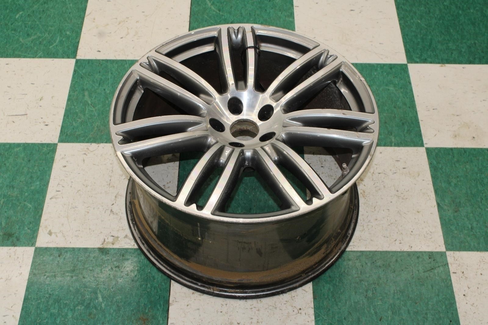 ⚠️CURBED⚠️ 15-17 Ghibli Alloy Rear Wheel 20x10.5 Seven 7 Double Spokes Rim WTY