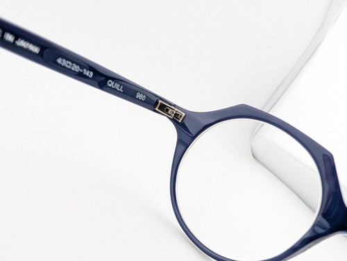 l.a. Eyeworks Eyeglasses, Frames Only, QUILL 960, 43-20-143, Blue, Made in Japan - Picture 12 of 16