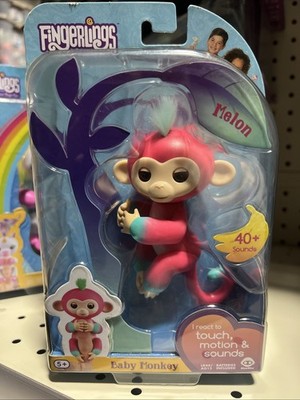 Fingerlings 2Tone Monkey - Melon - Interactive Pet by WowWee