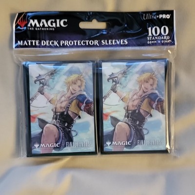 tidus card sleeves Final Fantasy TCG Sleeve FFX HD Remaster Tidus/Yuna (60) Masters safe polypropylene materials ensure you can sleeve your cards with confidence Ultra PRO Magic: The Gathering