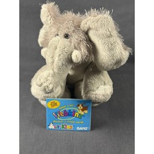 Webkinz Lil' Kinz Elephant HS007 Plush w/ Hang Tag - Code USED