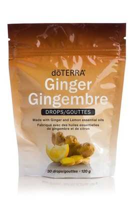 doTERRA Ginger Drops Convenient Way Enjoy Flavor Essential Oil Lemon 120g NEW