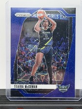 2024 Panini Prizm WNBA Blue Velocity Prizms #105 Teaira McCowan Dallas Wings