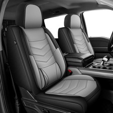 NUWQICD Seat Covers Fit for Ford F150 : 2009-2024 2025 2026 and F250/F350/F45...