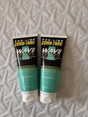 Pro-Line Comb-Thru Wave Keeper Wave & Styling Gel 8 oz with Vitamin E (Lot of 2)