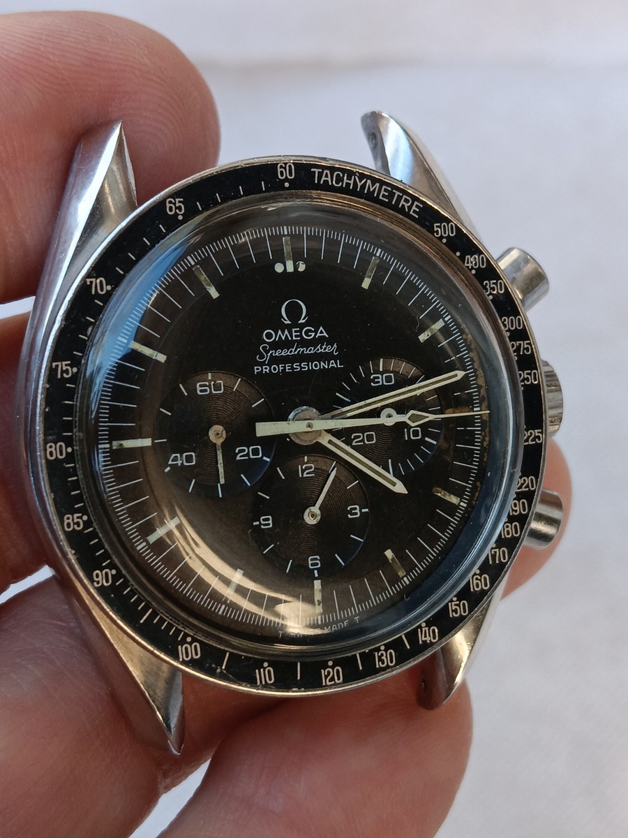 Omega Speedmaster Professional 145.022 69 ST, Stepped Dial. ERROR 220 Bezel. View 5