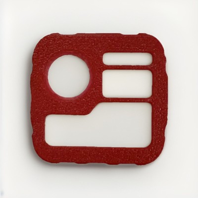 Red Custom Face Plate For Casio Royale AE1200 - FACE PLATE ONLY