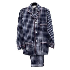 CHRISTIAN DIOR MONSIEUR PLAID 2PC PAJAMA SET - Size SMALL