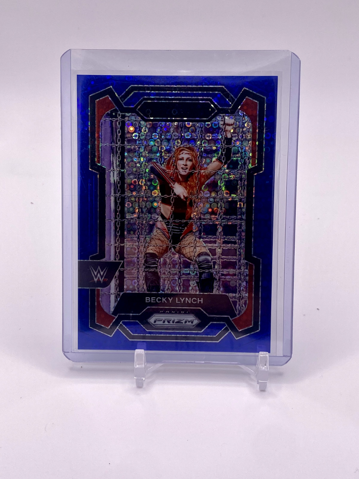2024 Panini Prizm WWE Becky Lynch Blue Undercard Disco /25 #120