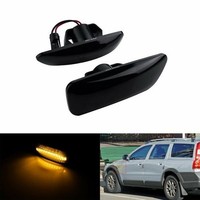Volvo S80 XC70 S60 V70 XC90 LCI Schwarzer LED Blinker Seitenlicht