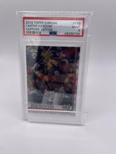 Carter Kieboom Sapphire Edition Topps Chrome Sapphire Edition 379 NM PSA 9