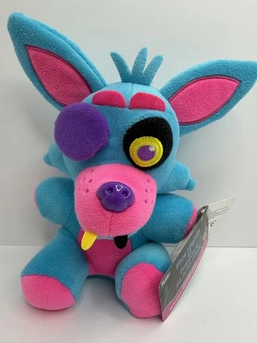 Funko Five Nights at Freddy's Blacklight Foxy 8" Blue Plush Toy 2017  FNAF = New