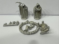 Reaper Cultists with Summoning Circle Reaper Miniatures Metal Lot Of 5 Unpainted