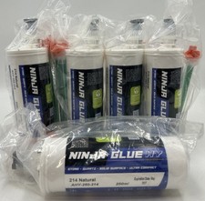 5x NINJA GLUE HY HYBRID STONE/ QUARTZ ADHESIVE 250ML AHY-250-214 NATURAL 2027