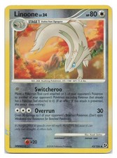 Linoone 43/106 Uncommon Great Encounters Pokemon Reverse Holo 2008 on eBay