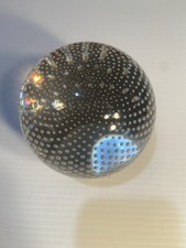 BIG 5" CONTROLLED BUBBLE CLEAR ART GLASS BALL SPHERE