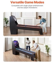 9 Feet Skeeball  Arcade Roll & Score Game Electronic Scorer LED LIghts Brand New