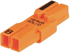 Ideal 30-682 Power Plug Luminaire Disconnects, Orange (Pack of 10)