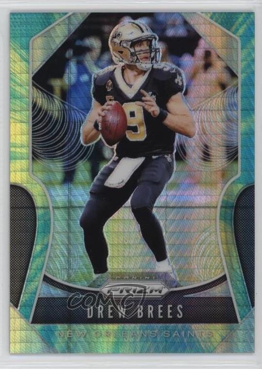 2019 Panini Prizm Hyper Prizm 24/175 Drew Brees #186 1f1