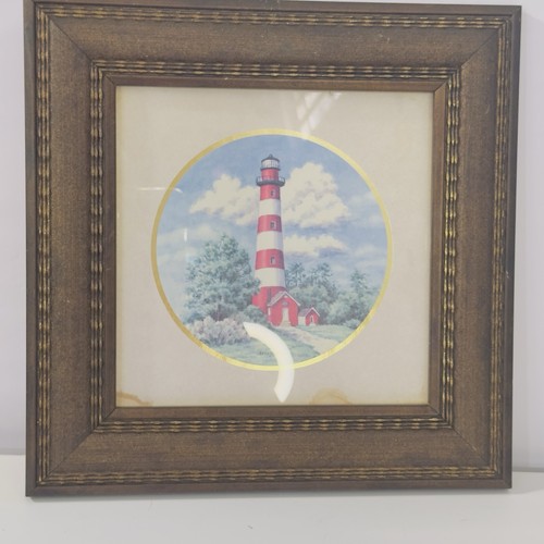 Collezione Heartfelt dipinti faro Kathy Seek legno incorniciato 2003 #90054/63 - Foto 3 di 19