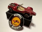 Hot Wheels Redline Mantis 1969/1970 Red/White U.S. With Button Canopy Works!