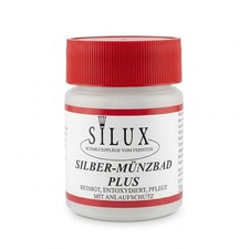 SILUX Silber M&uuml;nzreinigungsbad 200ml M&uuml;nzreiniger Silberm&uuml;nzen Tauchbad Pflege
