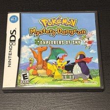 Pokemon Mystery Dungeon Explorers Of Sky Nintendo DS Authentic CIB