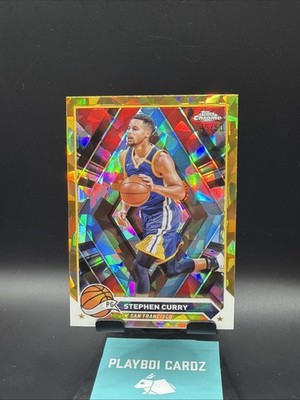 2023-24 Topps Chrome Sapphire Stephen Curry GOLD Refractor /50