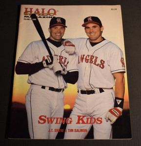 Halo Magazine - Anaheim Angels - 1993 - Tim Salmon J.T. Snow