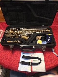 Yamaha YAS 200AD II Advantage Alto Saxophone w/ Hard Case & Accessories MINT !!