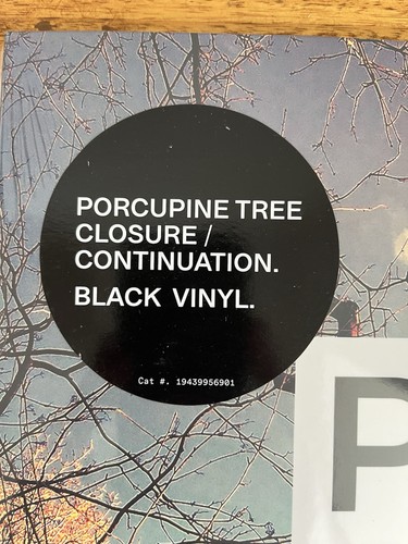 Porcupine Tree - Closure / Continuation 12" Vinly Record LP x 2 Sealed Brand New - Picture 2 of 10