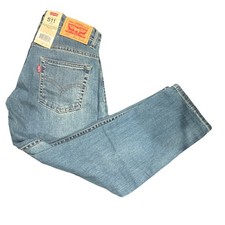 Levi's 511 Slim Kids Blue Jeans Pants Size 8 Reg Adjustable Waistband