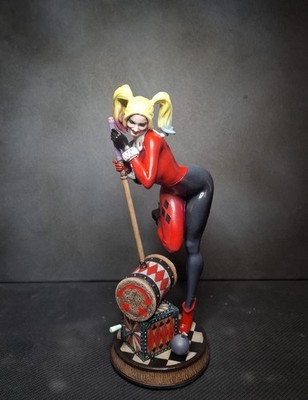 3D Print -Handgefertigte Fan Art Skulptur ''HarleyQuinn Classic'' by ABE3D -Unikat