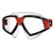 SEAC Sonic Clear Silicone Swim Goggles with 100 UV protection, Clear Silicone