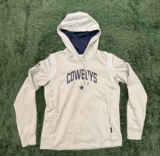 Nike Dallas Cowboys Therma-FIT Pullover Hoodie Women's Gray NFL Fan Apparel