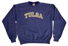 Vintage Champion Tulsa Golden Hurricanes Sweatshirt Crewneck Mens L Football Y2K