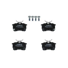 Satz Bremsbeläge Bremsklötze hinten für Honda Accord 6 CK CH 7 CL CM | 242501