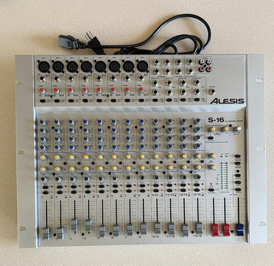 Alesis S-16 Mixer + Phantom Power, Pulled From My Studio Rack, Working, Tested