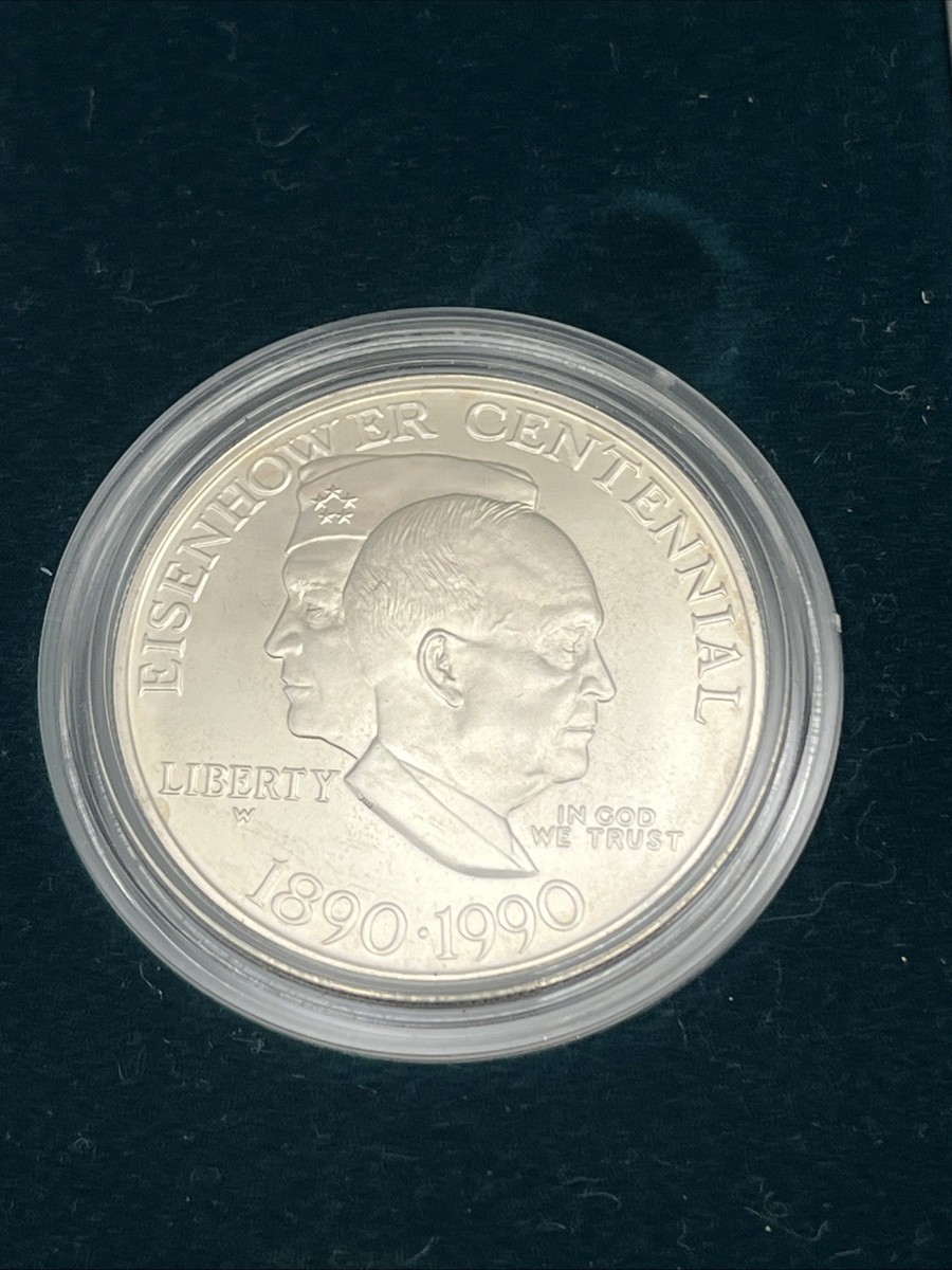 1990 アイゼンハワー   センテニアル 銀貨 1990 Eisenhower Centennial 90% Silver Dollar Proof Commemorative