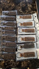 Custom Made Laser Cut Wooden Name Key Chains Laser Cut By D