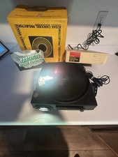 Vtg Kodak Carousel 650H Slide Projector/tray, Box  Manual w/remote Tstd Works