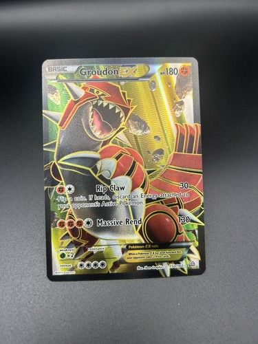 ** Groudon EX 150/160 XY Primal Clash Pokemon NM/LP 
